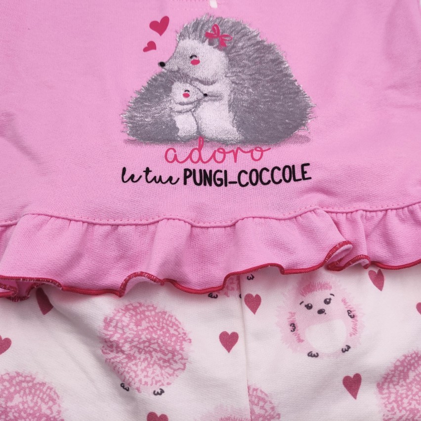 Pigiama Gary bimba Neonata cotone felpato H10024