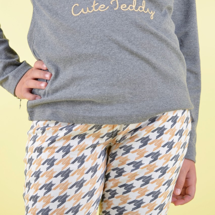 Pigiama bimba junior teddy orsacchiotto Admas 56210 caldo cotone