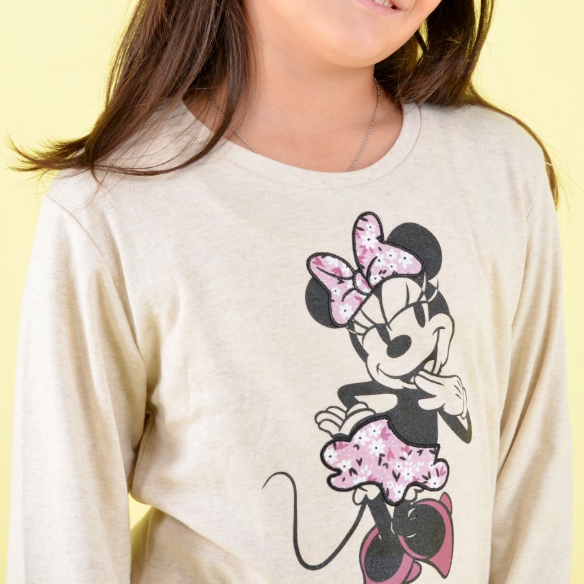 Pigiama bambina invernale Disney minnie 56462 caldo cotone