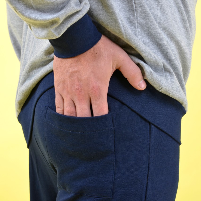 Pigiama uomo Navigare B2141342B calibrato maglia tg 56 pantalone tg 60