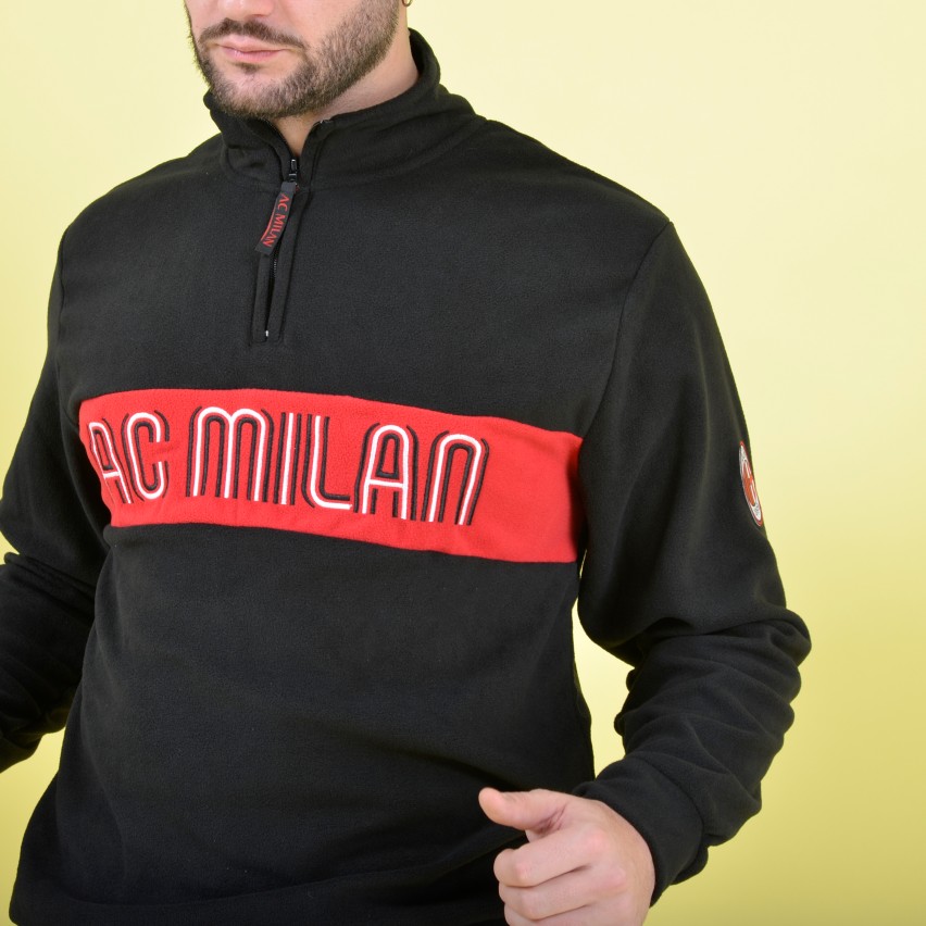 Pigiama uomo stile tuta Milan Pile PIGMP101030 nero