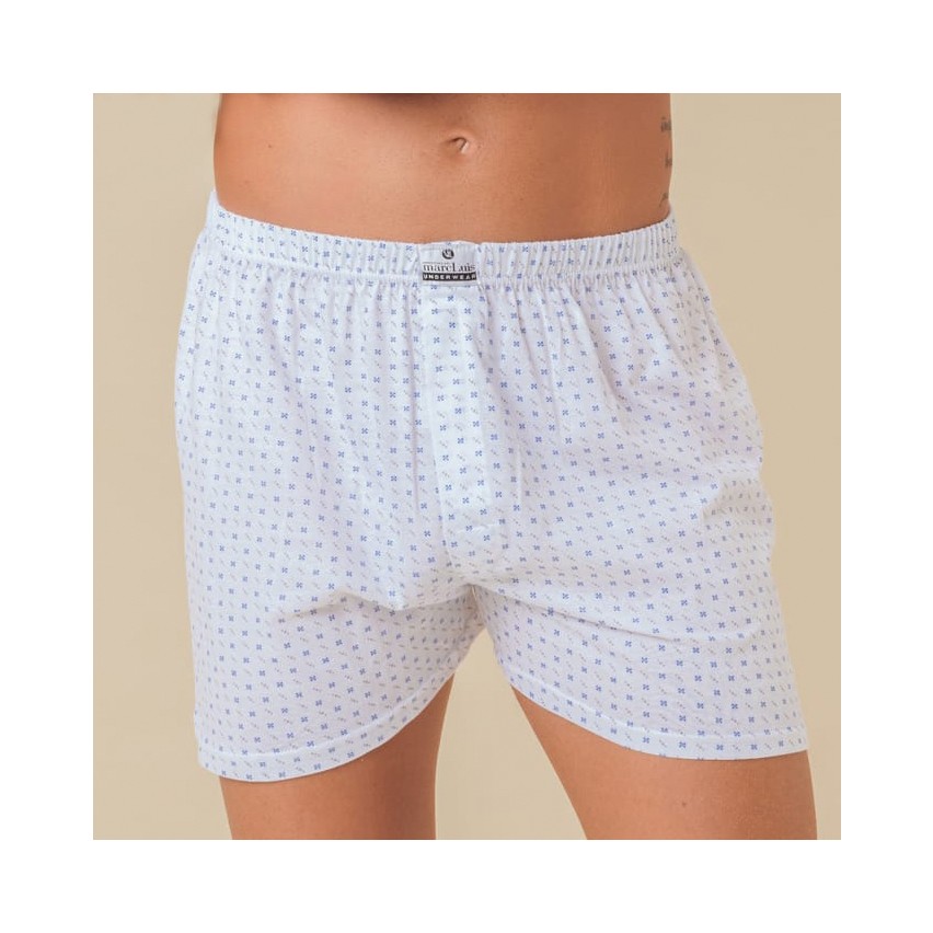Boxer da uomo in maglina cotone Marc Luis 323 fantasia chiari