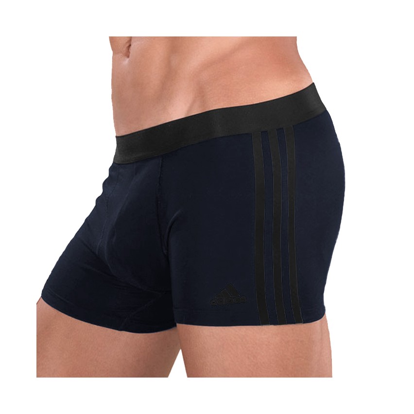 Boxer uomo Adidas Active Flex 3-stripes cotone elasticizzato assortiti 3pz