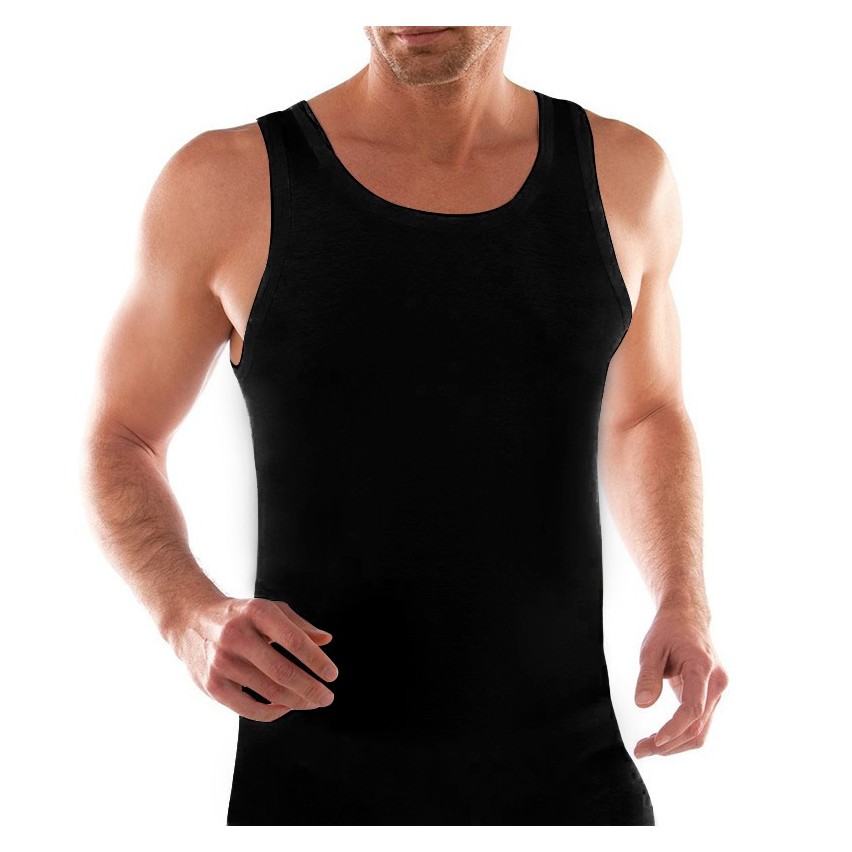 Canotta uomo spalla larga vogatore Liabel 1223 100% cotone jersey