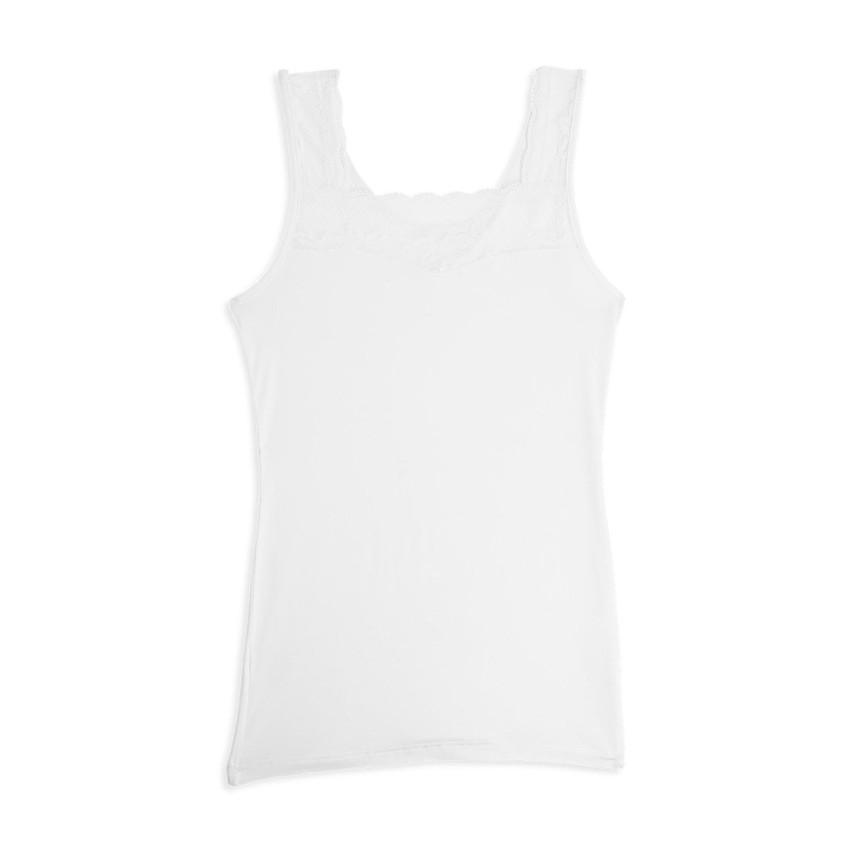 Canotta donna spalla larga pizzo e modal Cotonella ADC60