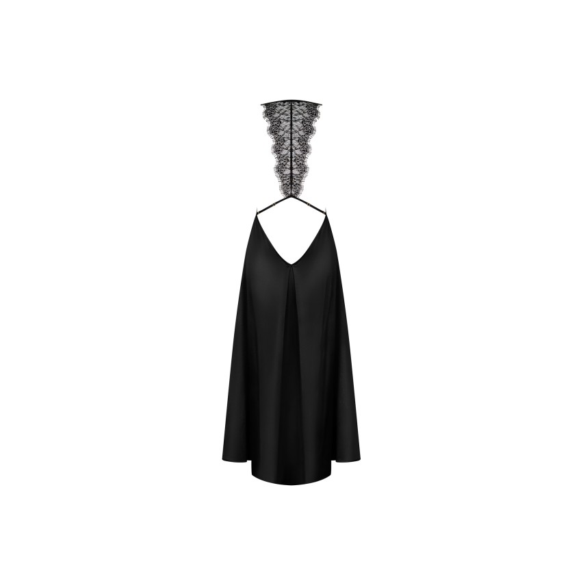 Dress abito lungo sexy schiena nuda con pizzo Obsessive Agatya