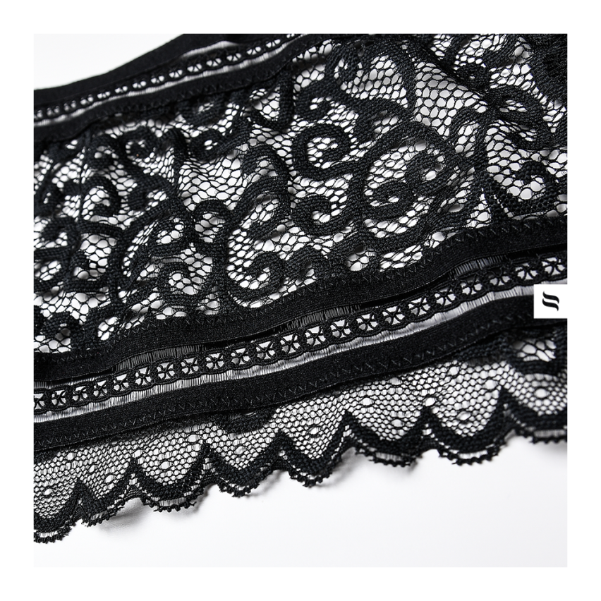 Sexy completino Obsessive  Ailay teddy nero pizzo
