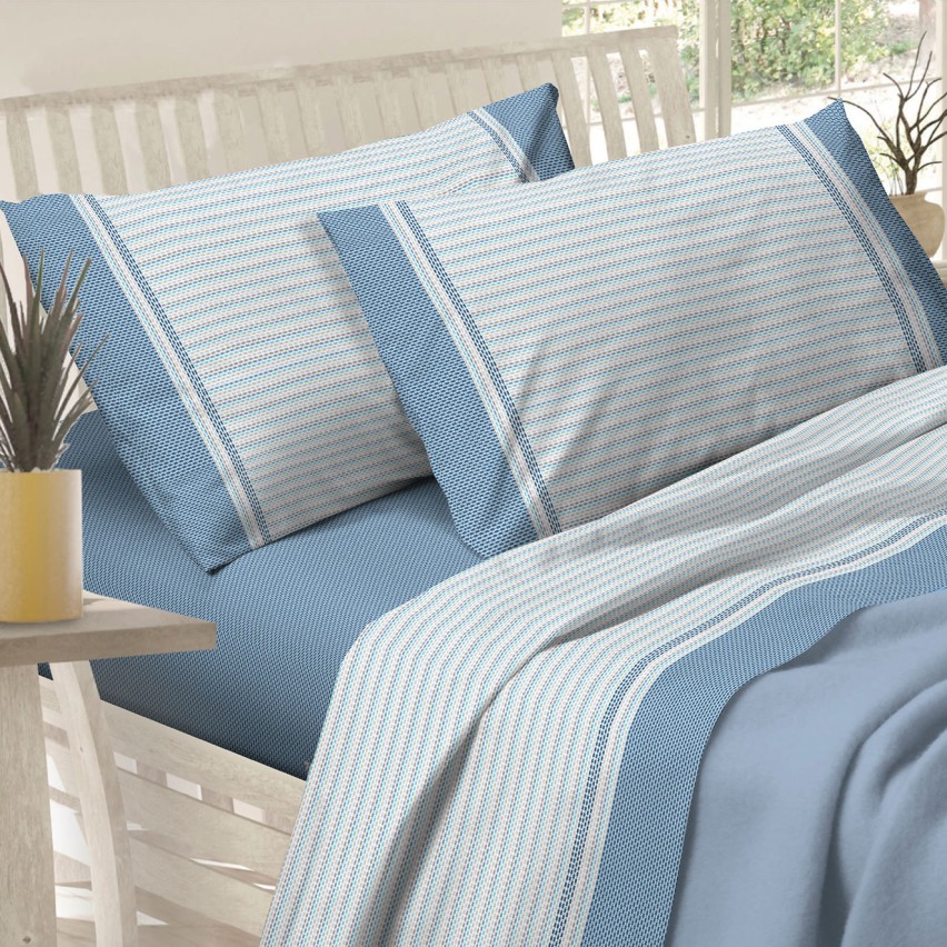 Lenzuola Preziosa letto cotone Alba dis. 53