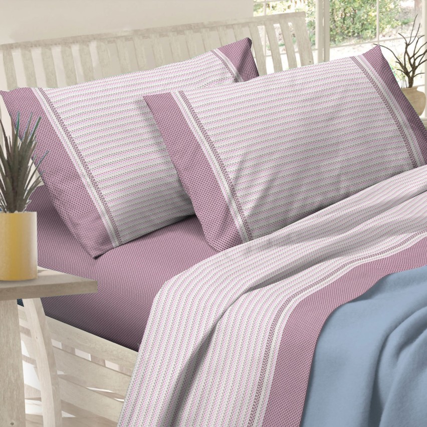 Lenzuola Preziosa letto cotone Alba dis. 53