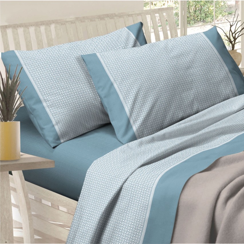 Lenzuola Preziosa letto cotone Alba dis.34