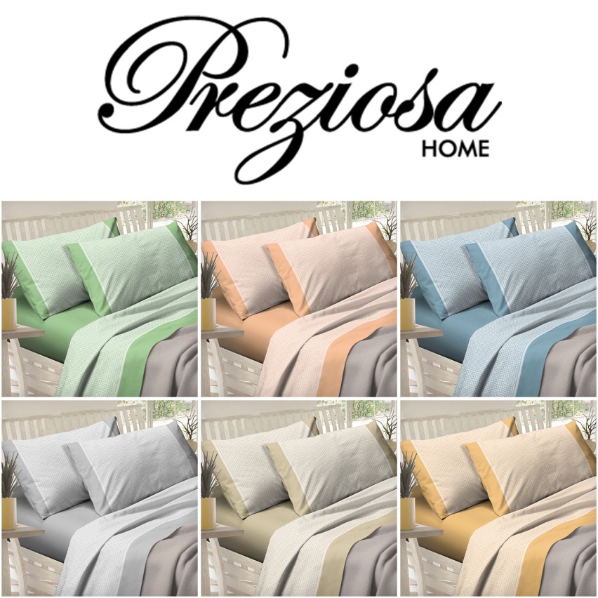 Lenzuola Preziosa letto cotone Alba dis.34