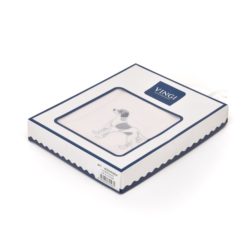 Strofinacci Vingi per cucina 100% cotone Alexandra cani 2 pz