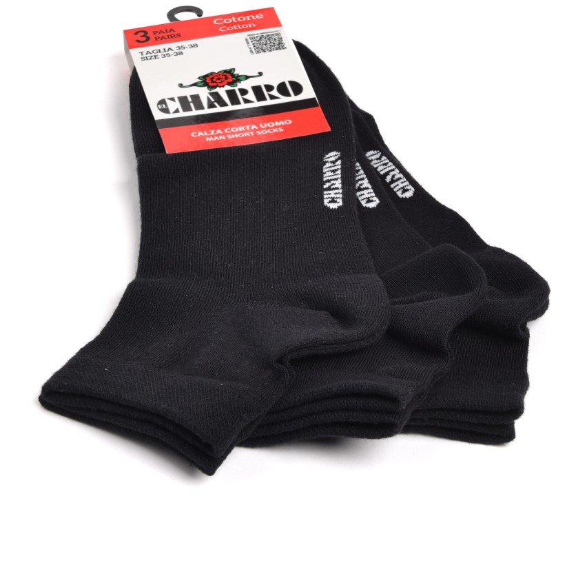 Calze corte uomo El Charro Andrea cotone 6 paia