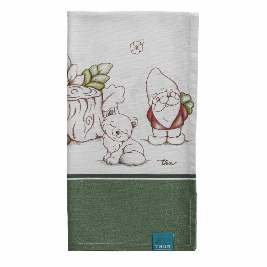 Tovaglia con gnomi 100% cotone Thun gnomes