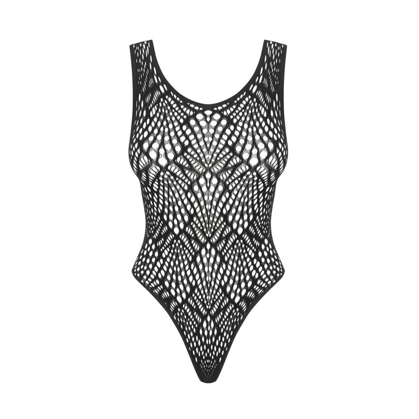 Sexy body Obsessive B127 traforato a perizoma nero
