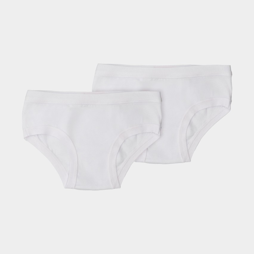 Slip vita bassa ragazza cotone elasticizzato Alvada JB1905 - 2 paia