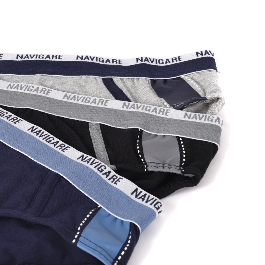 Slip cotone elasticizzato uomo Navigare B21131Z  3 pz.