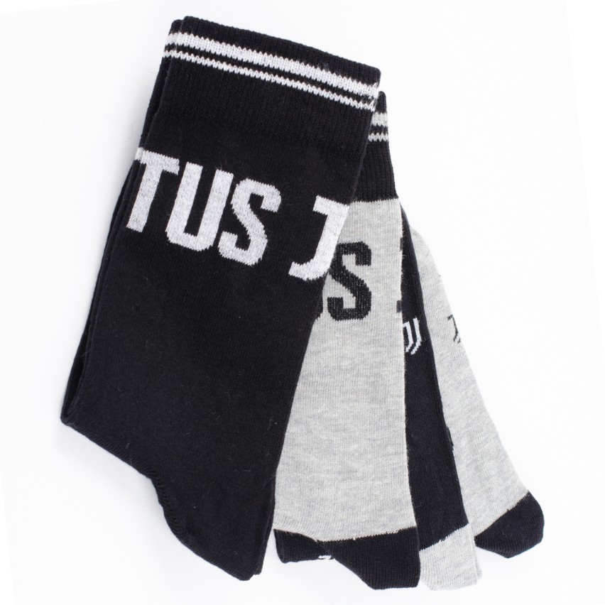 Calza corta bambino Juventus B2JU610 caldo cotone 4 pz