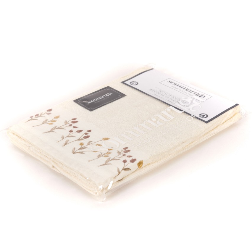 Set asciugamani viso + ospite Sommaruga BA9006 spugna dis 2 latte