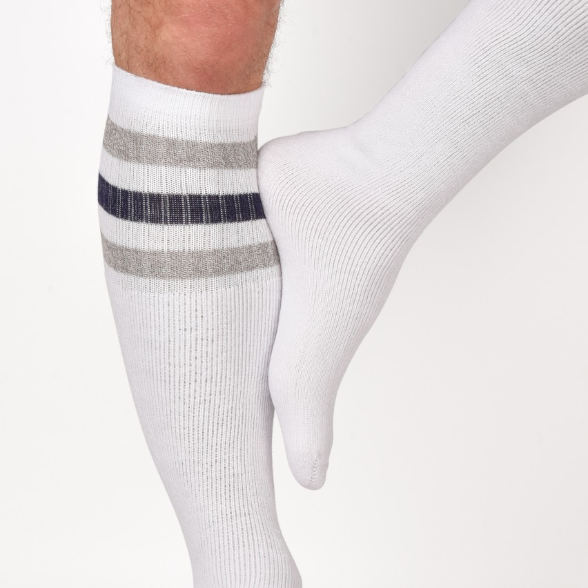 Calze Basket lungo Made in Italy Cotone Prisco 3 paia