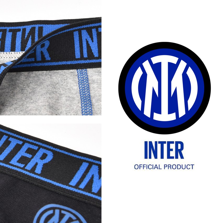 Boxer uomo Prodotto Ufficiale Inter B2IN11050 assortiti 2 pz