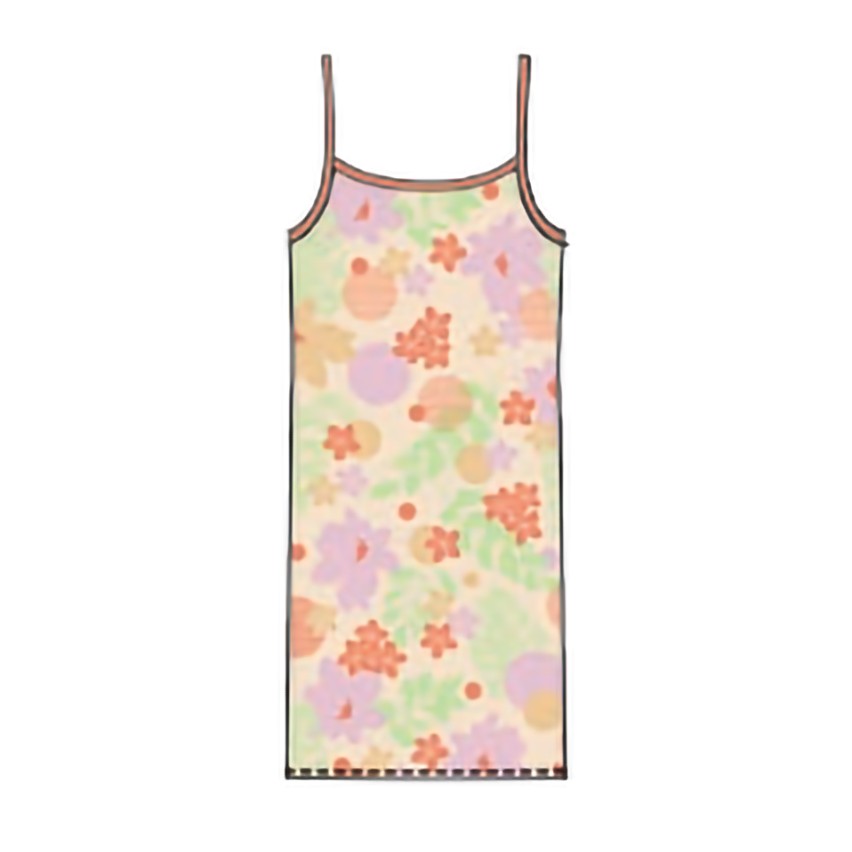 Camicia da notte spalla stretta fiorellini Infiore 1715