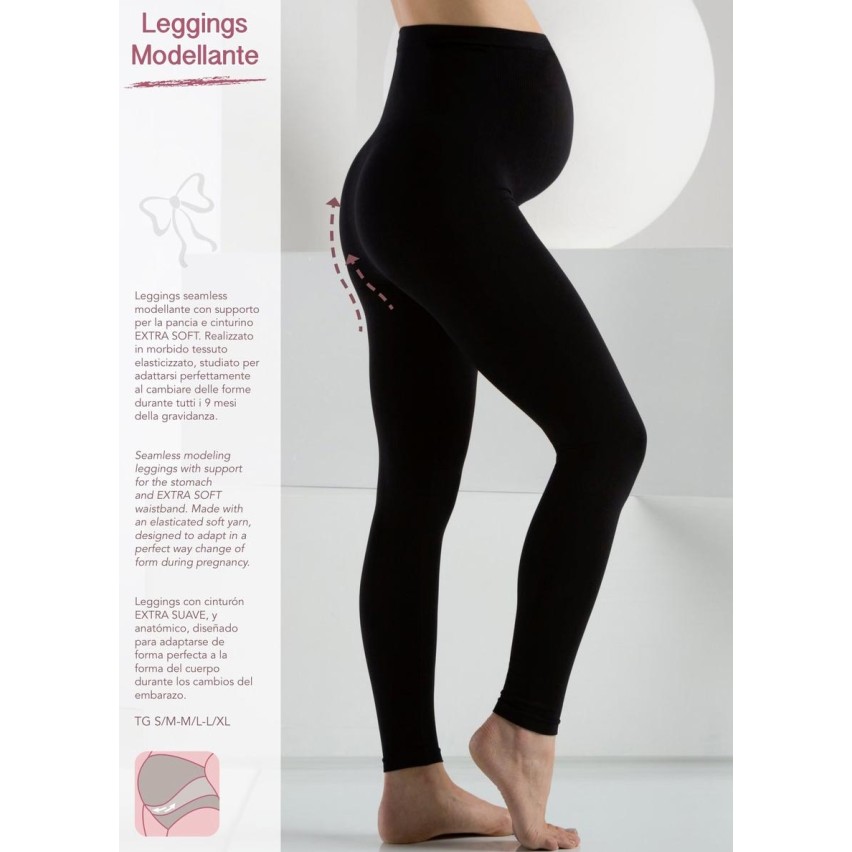 Leggings gestante premaman Bellissima maternity microfibra