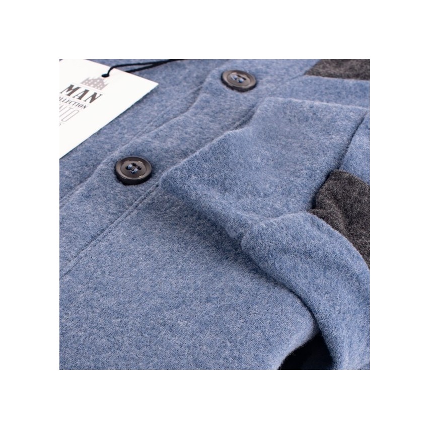 Pigiama uomo invernale punto milano Biancaluna U1534 jeans