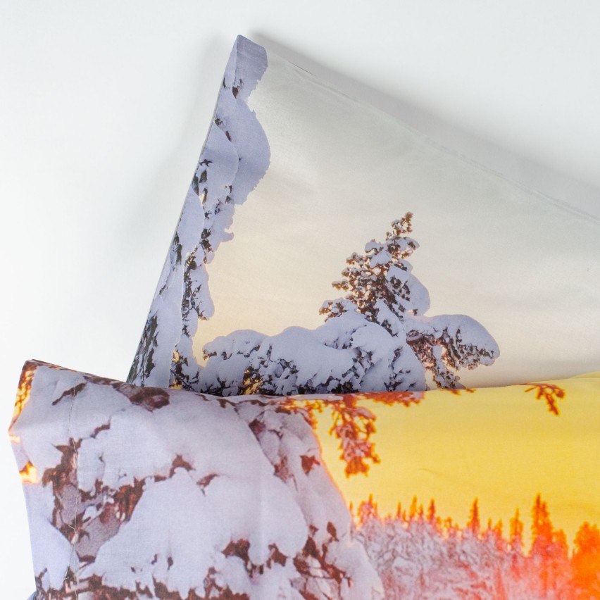 Lenzuola letto matrimoniale Biancaluna set lenzuola + due federe Snowy