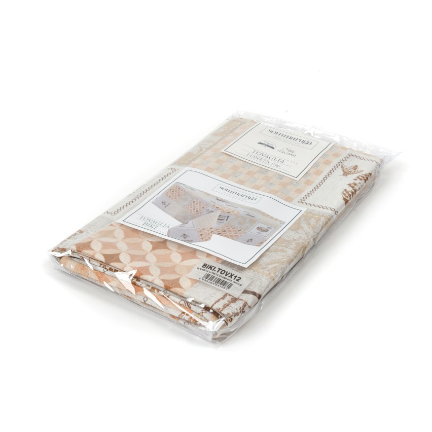 Tovaglia Sommaruga Biki cotone Loneta alveare api Var G beige