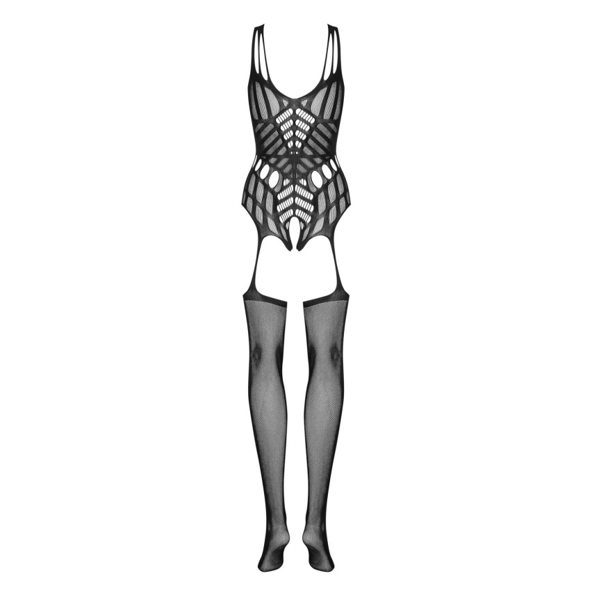 Bodystocking sensuale hot apertura cavallo Obsessive G139