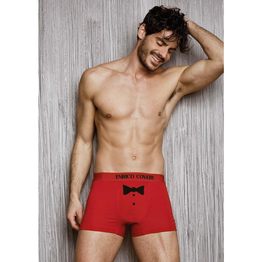Boxer uomo rosso Enrico Coveri per auguri capodano