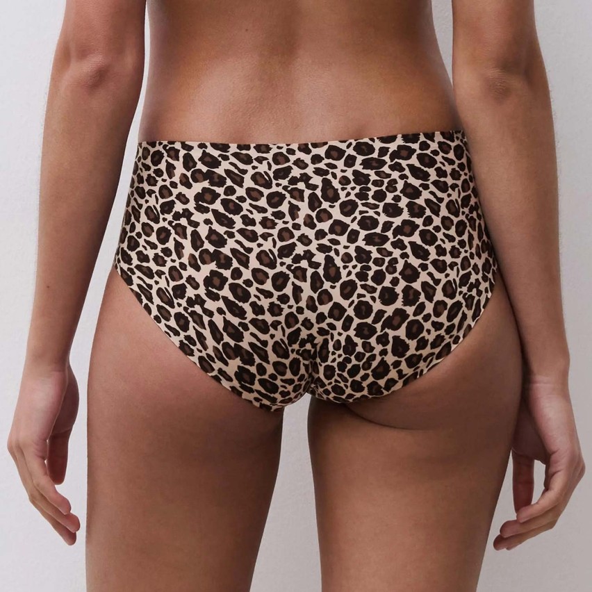 Slip shorty taglio laser leopardato Chantelle C11D40