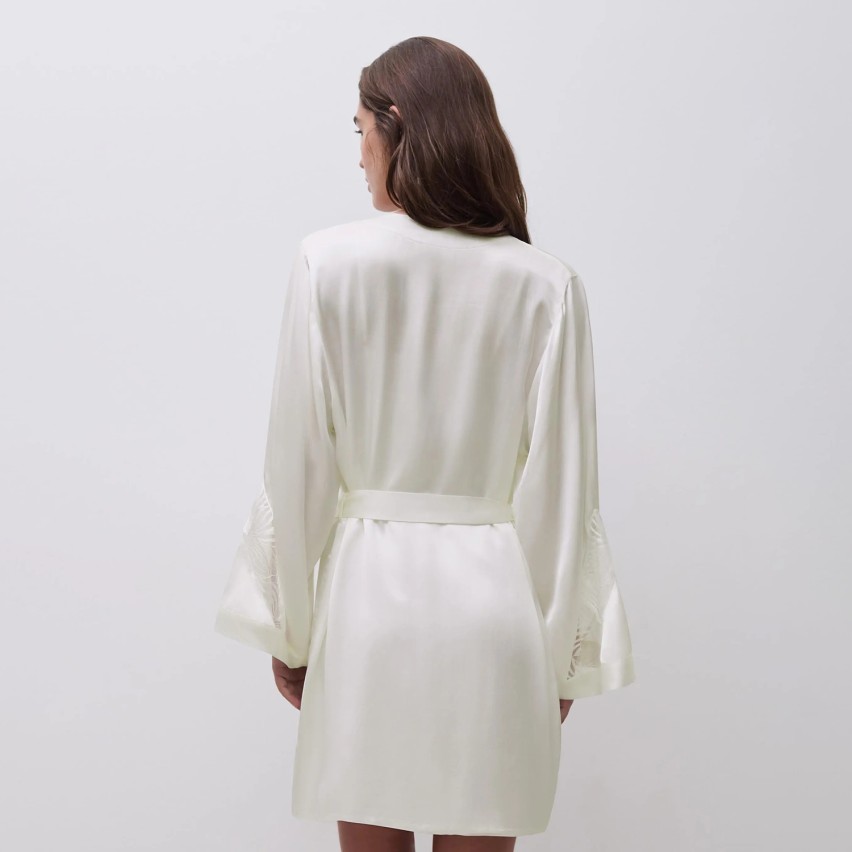 Vestaglia a kimono con inserti in pizzo Chantelle C17WV0