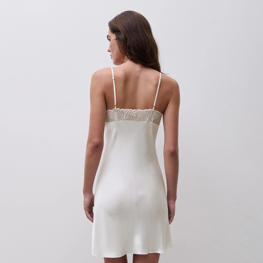 Chemise scollo a V con pizzo Chantelle C17WW5
