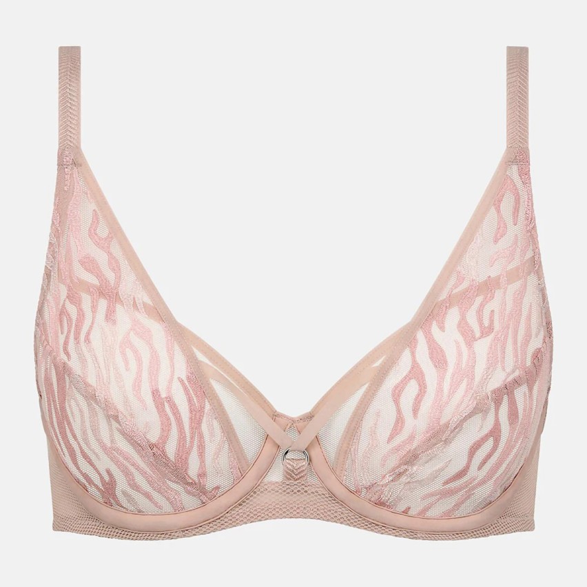 Reggiseno in pizzo zebrato con ferretto Chantelle C1ABM0