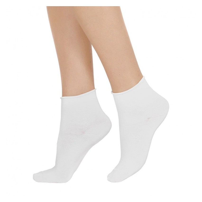 Calzini donna taglio vivo in cotone Sisi fresh cotton 2 paia