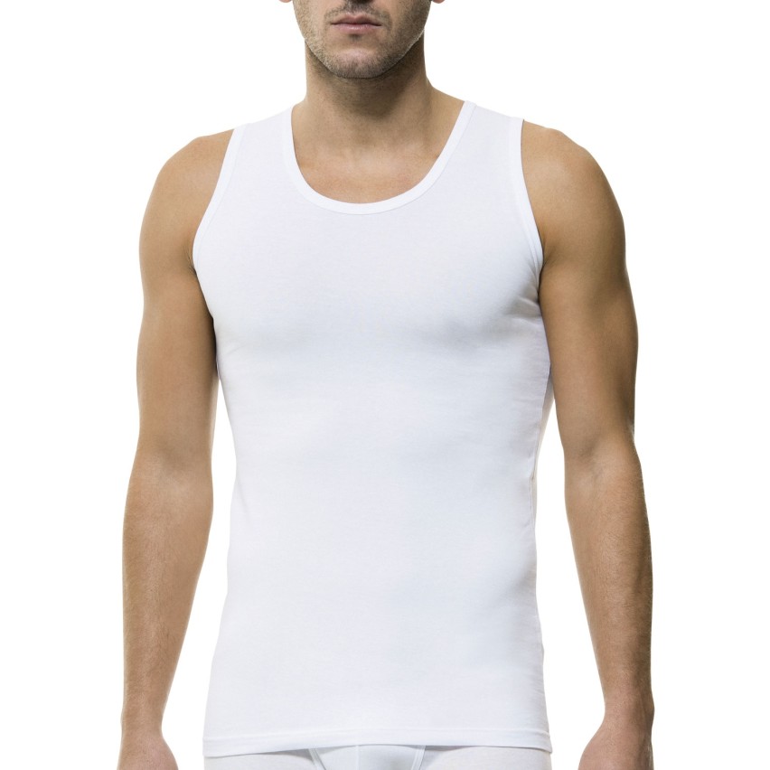 Canotta da uomo spalla larga Pierre Cardin in cotone bi-elastico 