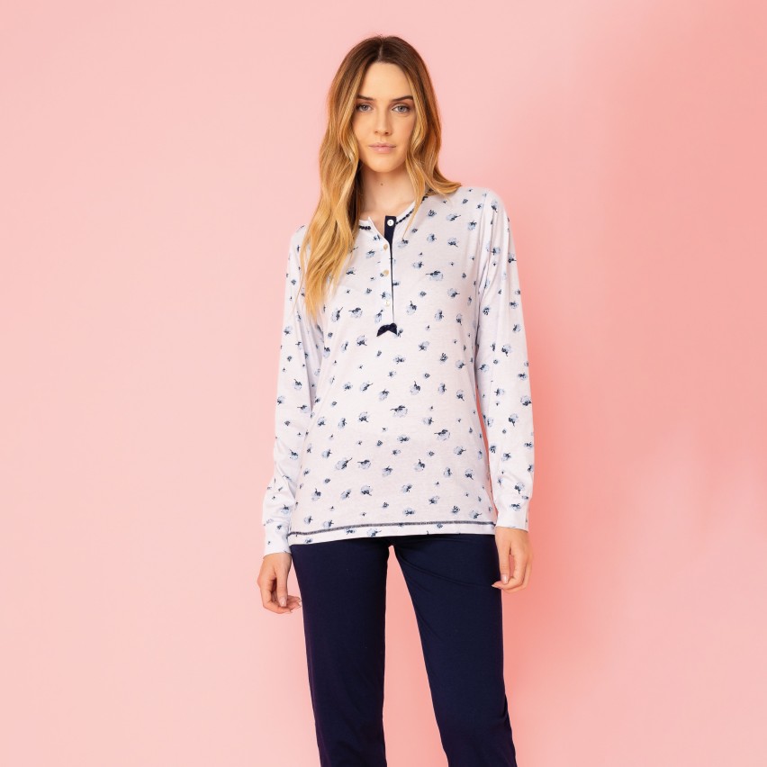 Pigiama donna Irge CDL178 calibrato 100% cotone