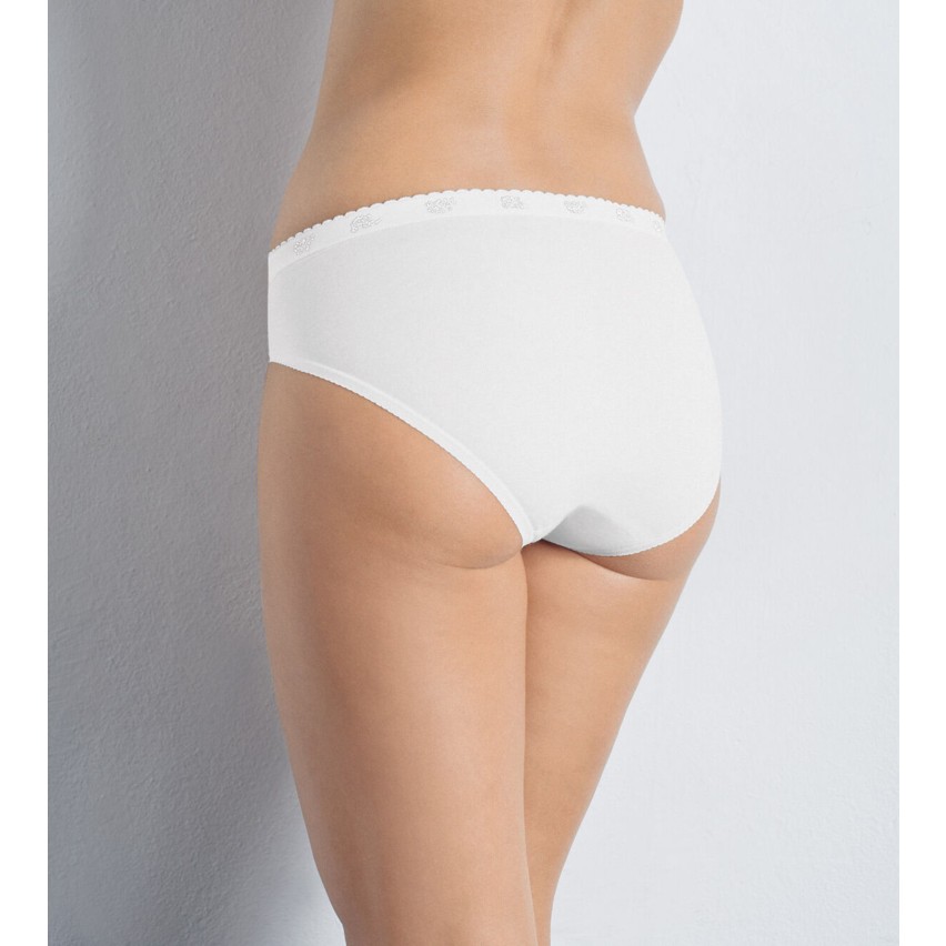 Slip donna sloggi chic tai cotone e pizzo 4 pezzi