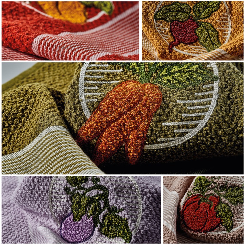 Strofinacci canovacci per cucina 100% cotone vingi clarissa 6 pz