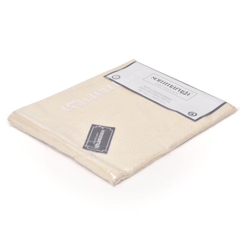 Set asciugamani viso + ospite Sommaruga Colors Grigio-Panna