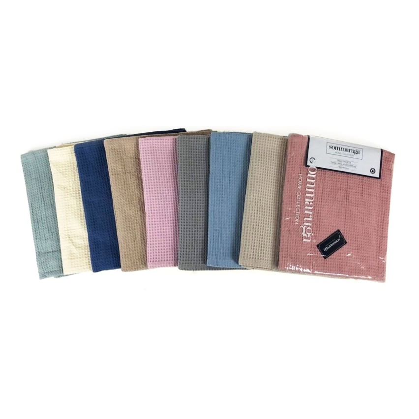Set asciugamani viso + ospite Sommaruga Colors Grigio-Panna