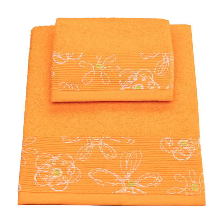 Vingi set asciugamani viso + ospite cotone Colors 