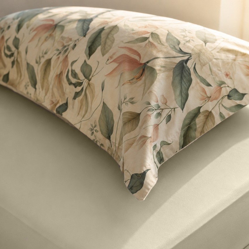 Completo letto floreale percalle di cotone Enrico Coveri taly