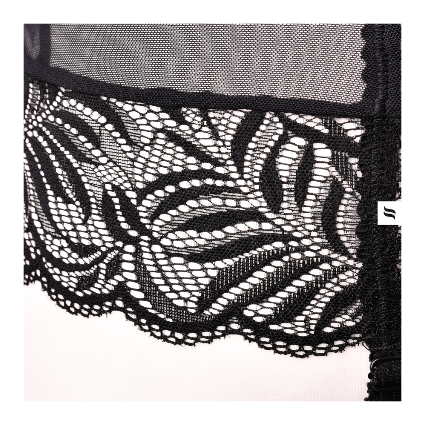Corsetto con ferretto e reggicalze + brasiliana Contica Obsessive