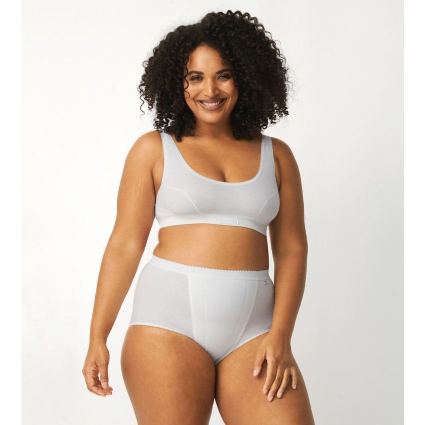 Slip donna Sloggi modellanti control maxi cotone 2 pezzi