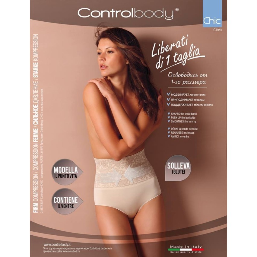 Slip vita alta contenitivo Controlbody 311572 modellante 