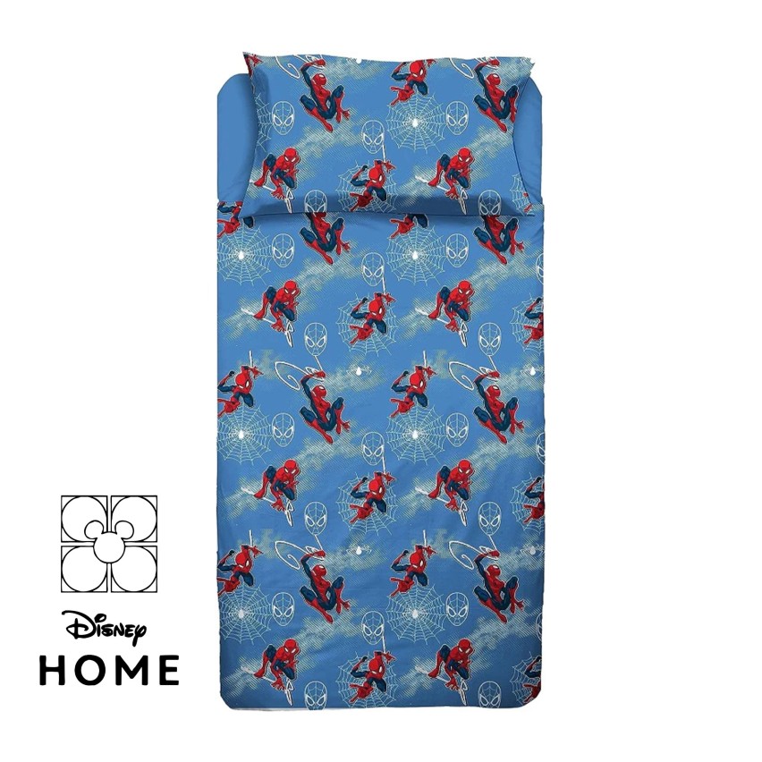 Completo letto lenzuola sopra + sotto + federa Spider-man Marvel cotone
