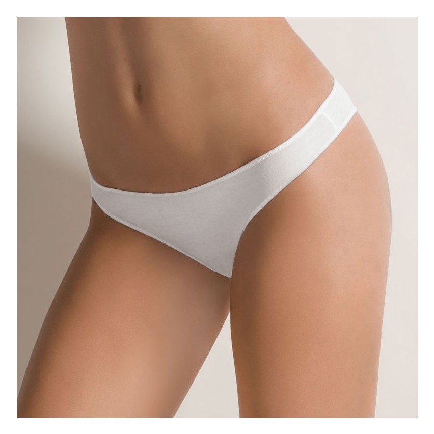 Slip brasiliana donna Cotonella 3490 vita bassa cotone 3 pz